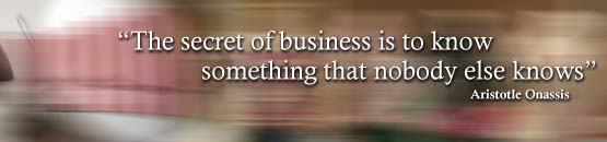 Advantage Research - The secret of business is to know something that nobody else knows